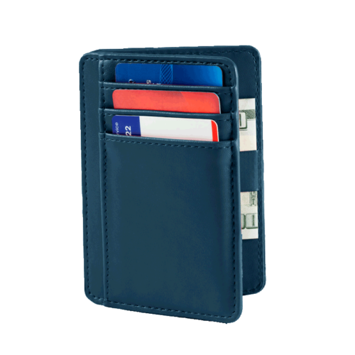 mysticmagic wallet ocean blue