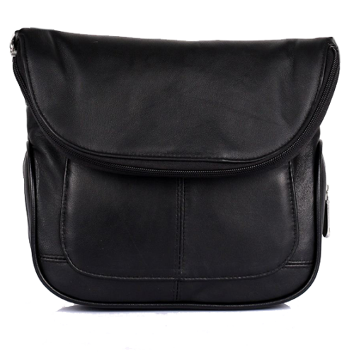 black saddle satchel bag